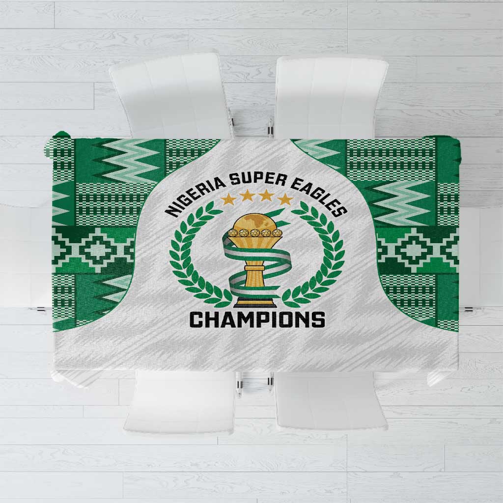 Nigeria Super Eagles Tablecloth African Football Champions 2025