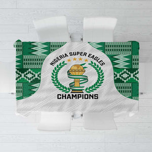 Nigeria Super Eagles Tablecloth African Football Champions 2025
