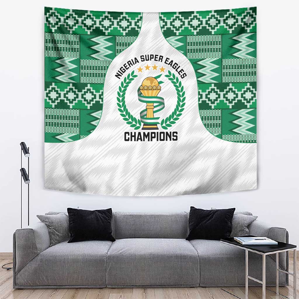 Nigeria Super Eagles Tapestry African Football Champions 2025