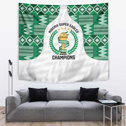 Nigeria Super Eagles Tapestry African Football Champions 2025