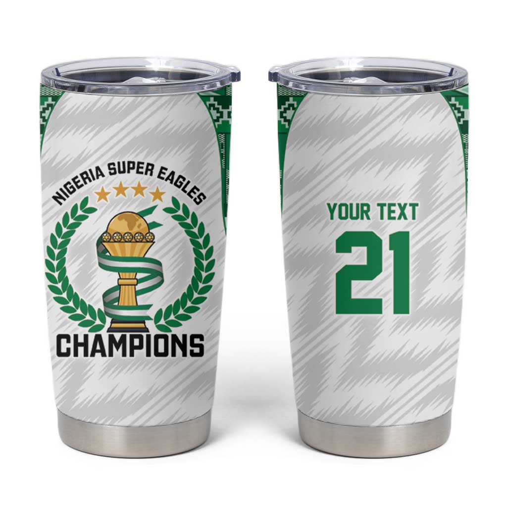 Custom Nigeria Super Eagles Tumbler Cup African Football Champions 2025