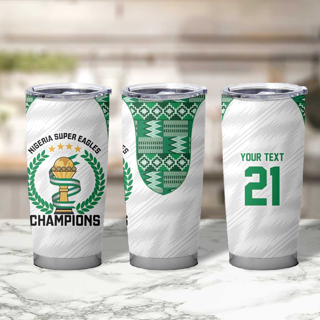 Custom Nigeria Super Eagles Tumbler Cup African Football Champions 2025