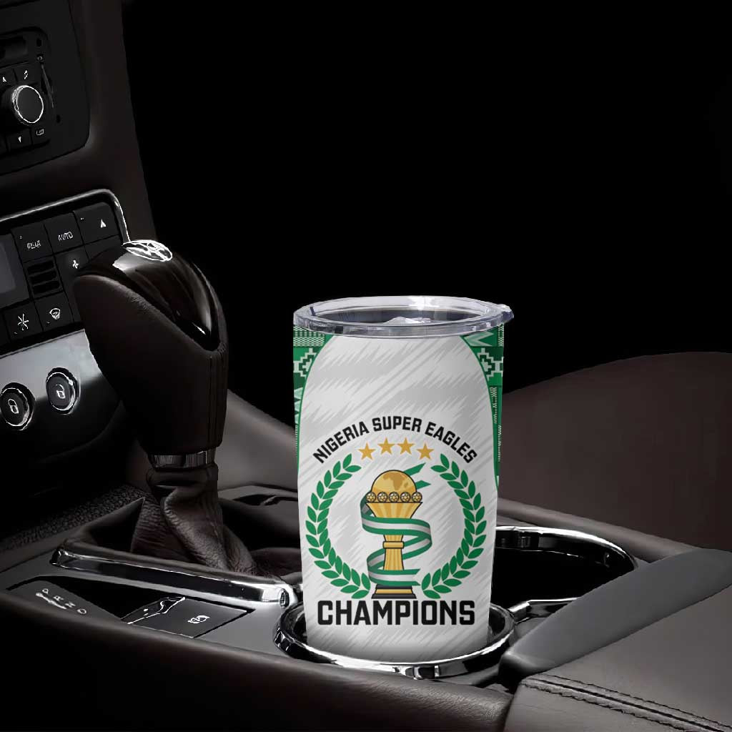 Custom Nigeria Super Eagles Tumbler Cup African Football Champions 2025