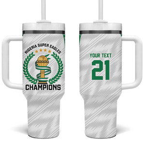 Custom Nigeria Super Eagles Tumbler With Handle African Football Champions 2025