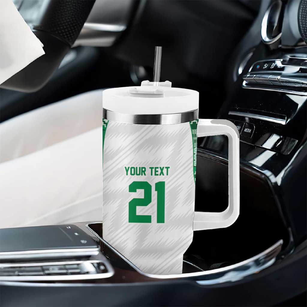 Custom Nigeria Super Eagles Tumbler With Handle African Football Champions 2025