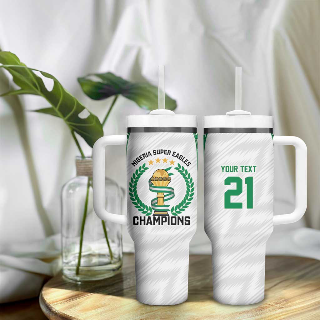 Custom Nigeria Super Eagles Tumbler With Handle African Football Champions 2025