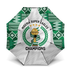 Nigeria Super Eagles Umbrella African Football Champions 2025