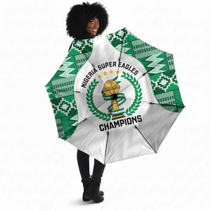 Nigeria Super Eagles Umbrella African Football Champions 2025