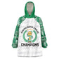 Custom Nigeria Super Eagles Wearable Blanket Hoodie African Football Champions 2025