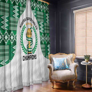 Nigeria Super Eagles Window Curtain African Football Champions 2025