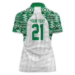 Custom Nigeria Super Eagles Women Polo Shirt African Football Champions 2025
