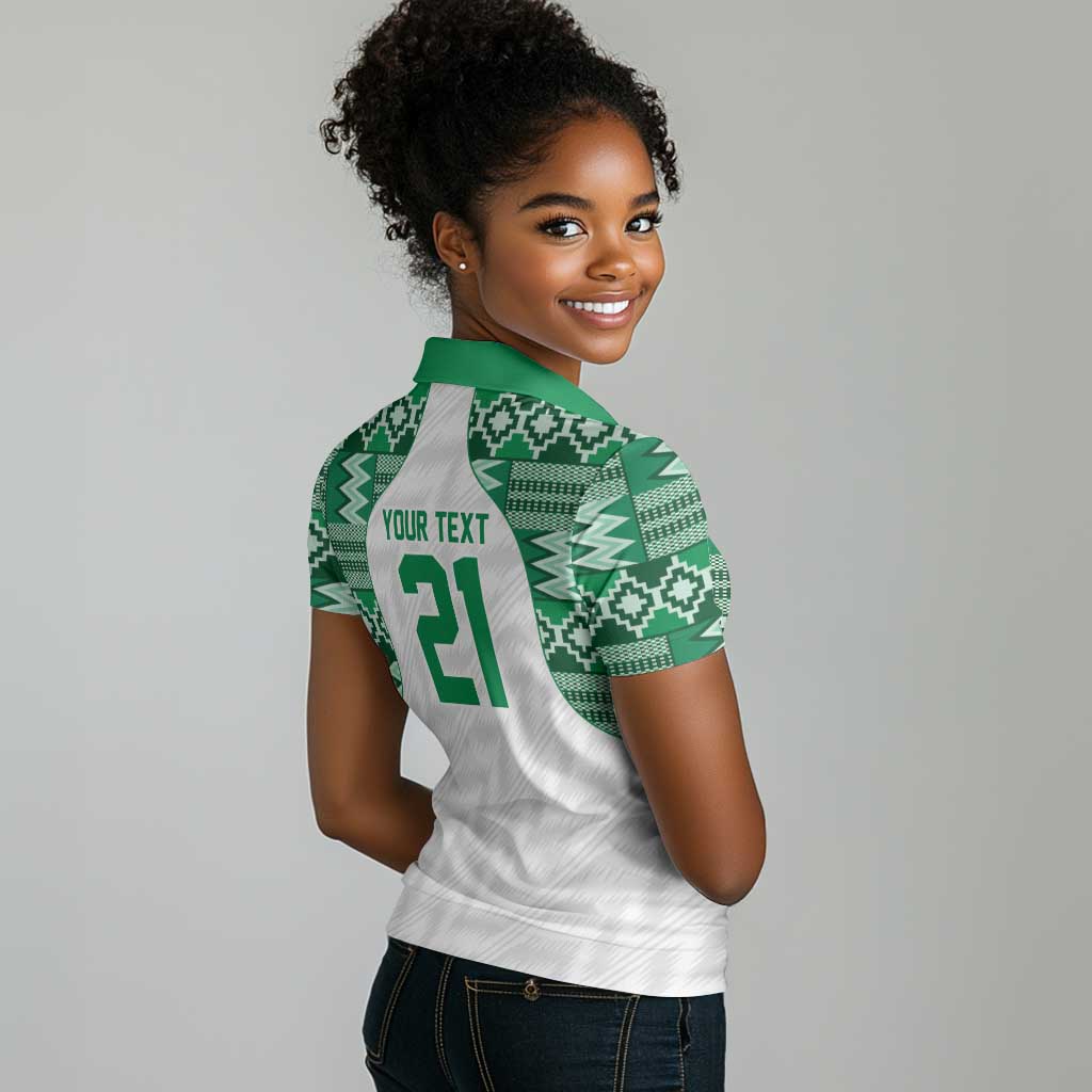 Custom Nigeria Super Eagles Women Polo Shirt African Football Champions 2025