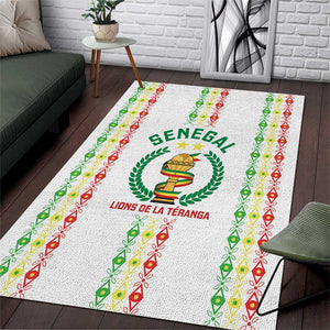 Senegal Lions of Teranga Area Rug African Football Champions 2025