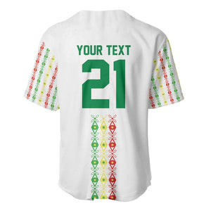 Custom Senegal Lions of Teranga Baseball Jersey African Football Champions 2025