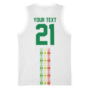 Custom Senegal Lions of Teranga Basketball Jersey African Football Champions 2025