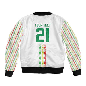 Custom Senegal Lions of Teranga Bomber Jacket African Football Champions 2025