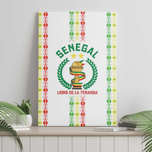 Senegal Lions of Teranga Canvas Wall Art African Football Champions 2025