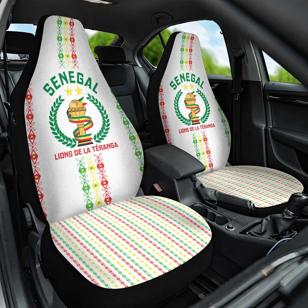 Senegal Lions of Teranga Car Seat Cover African Football Champions 2025