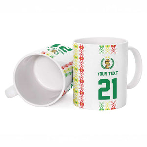 Custom Senegal Lions of Teranga Ceramic Mug African Football Champions 2025