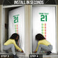 Custom Senegal Lions of Teranga Door Cover African Football Champions 2025