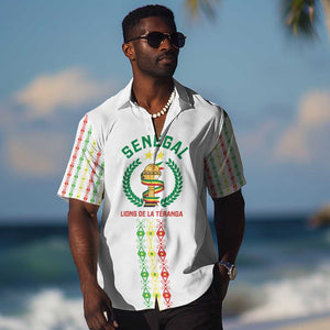 Custom Senegal Lions of Teranga Hawaiian Shirt African Football Champions 2025