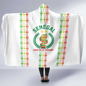 Senegal Lions of Teranga Hooded Blanket African Football Champions 2025