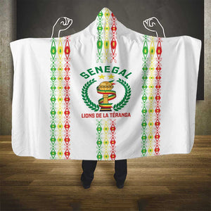Senegal Lions of Teranga Hooded Blanket African Football Champions 2025