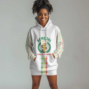 Custom Senegal Lions of Teranga Hoodie Dress African Football Champions 2025