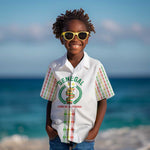 Custom Senegal Lions of Teranga Kid Hawaiian Shirt African Football Champions 2025