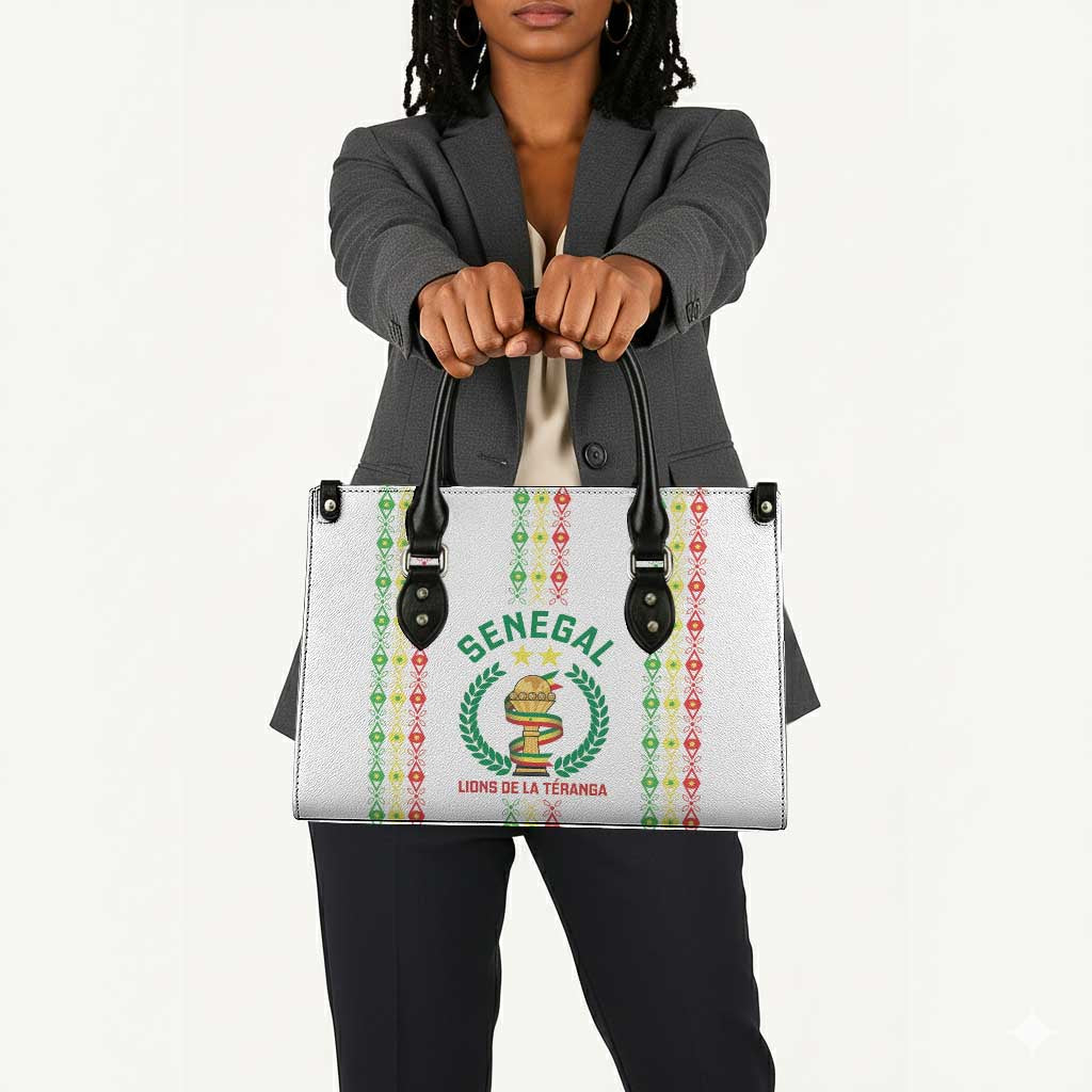 Senegal Lions of Teranga Leather Bag African Football Champions 2025