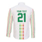 Custom Senegal Lions of Teranga Long Sleeve Button Shirt African Football Champions 2025