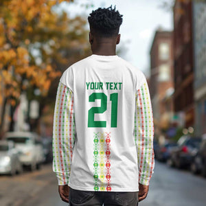 Custom Senegal Lions of Teranga Long Sleeve Shirt African Football Champions 2025