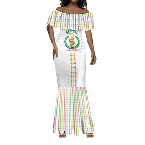 Custom Senegal Lions of Teranga Mermaid Dress African Football Champions 2025