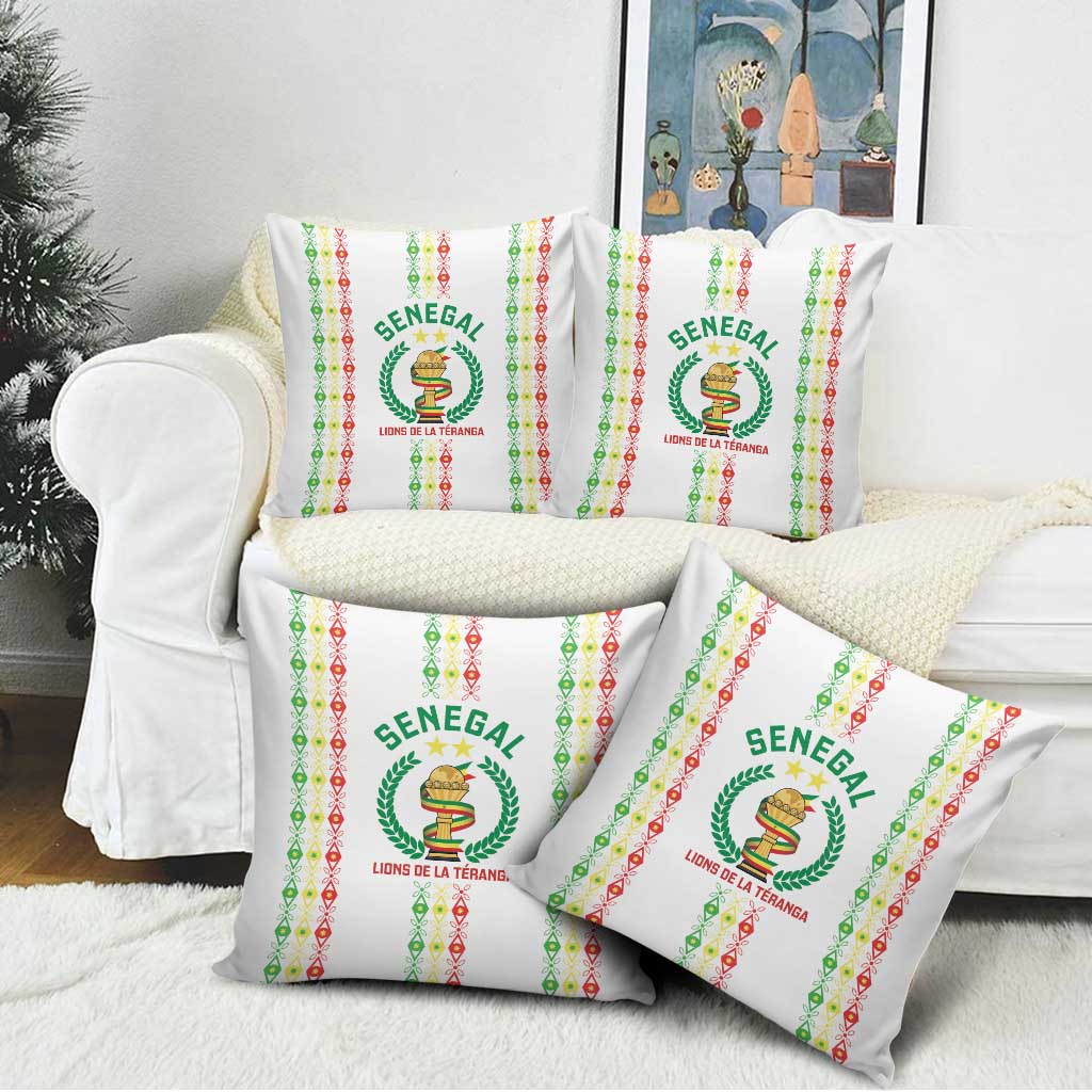 Senegal Lions of Teranga Pillow Cover African Football Champions 2025