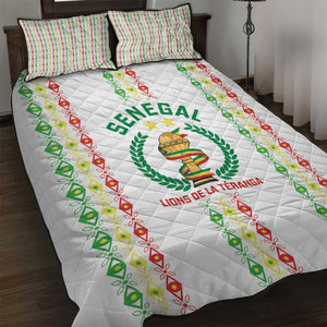 Senegal Lions of Teranga Quilt Bed Set African Football Champions 2025