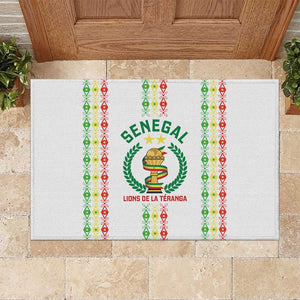Senegal Lions of Teranga Rubber Doormat African Football Champions 2025