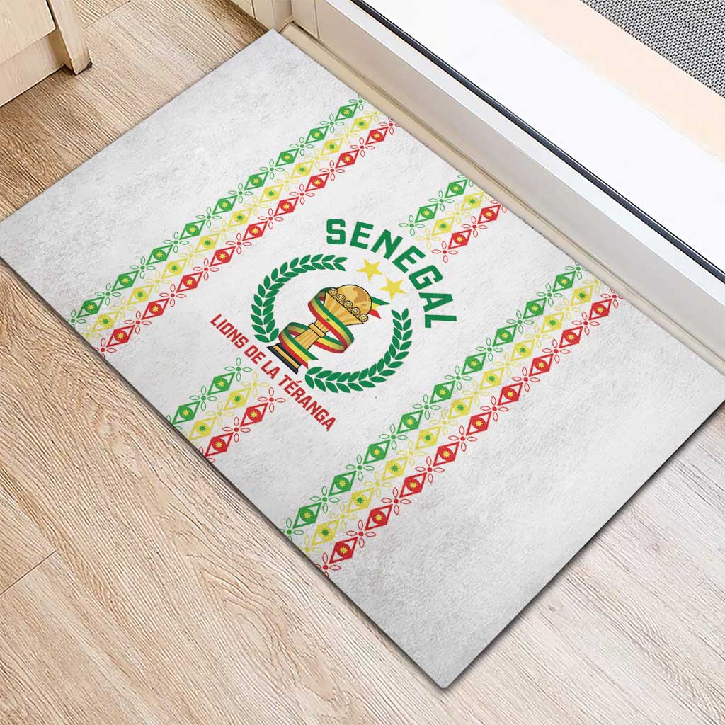 Senegal Lions of Teranga Rubber Doormat African Football Champions 2025