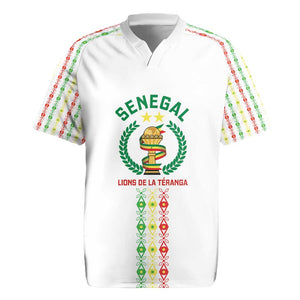 Custom Senegal Lions of Teranga Rugby Jersey African Football Champions 2025