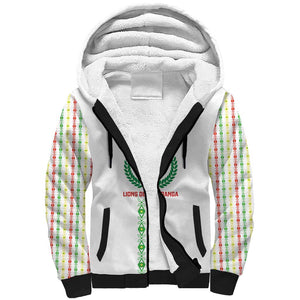 Custom Senegal Lions of Teranga Sherpa Hoodie African Football Champions 2025