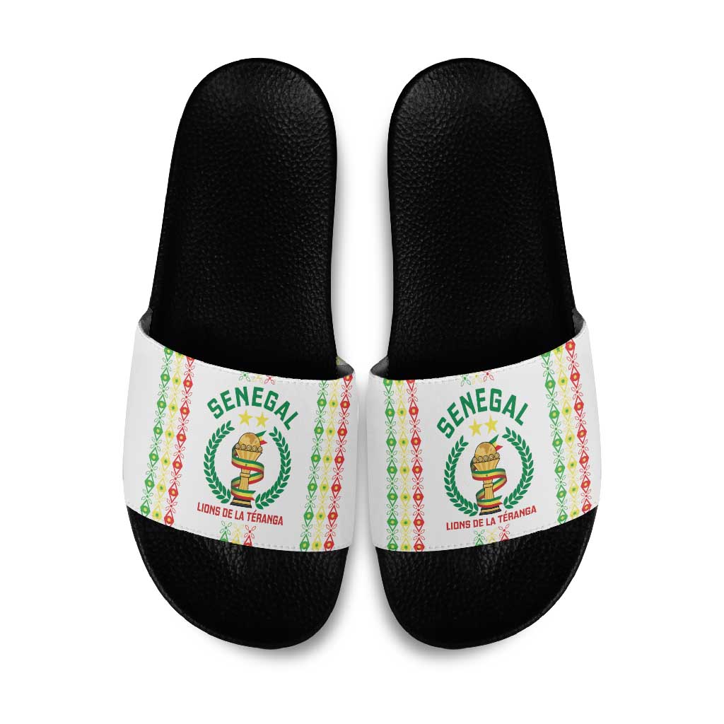 Senegal Lions of Teranga Slide Sandals African Football Champions 2025