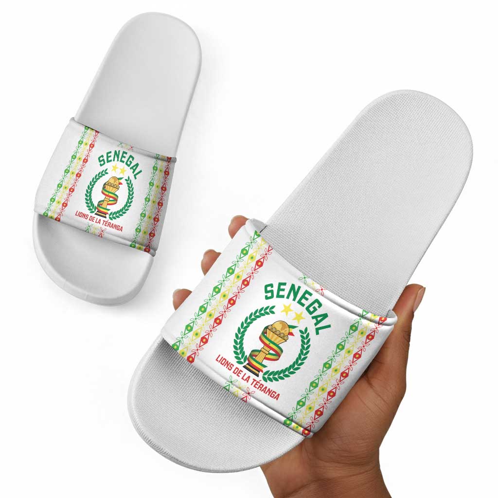Senegal Lions of Teranga Slide Sandals African Football Champions 2025