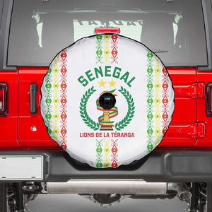 Senegal Lions of Teranga Spare Tire Cover African Football Champions 2025