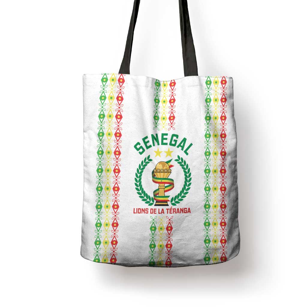 Senegal Lions of Teranga Tote Bag African Football Champions 2025