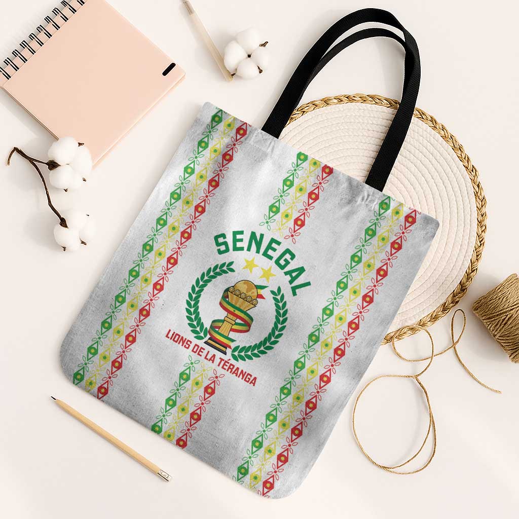 Senegal Lions of Teranga Tote Bag African Football Champions 2025