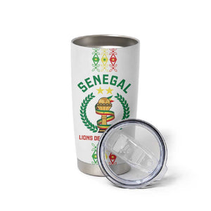 Custom Senegal Lions of Teranga Tumbler Cup African Football Champions 2025