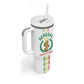 Custom Senegal Lions of Teranga Tumbler With Handle African Football Champions 2025