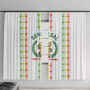 Senegal Lions of Teranga Window Curtain African Football Champions 2025