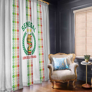 Senegal Lions of Teranga Window Curtain African Football Champions 2025