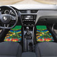 African-American Jamica Personalized Car Mats Hummingbird and Crocodiles Tropical