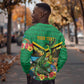African-American Jamica Personalized Sweatshirt Hummingbird and Crocodiles Tropical
